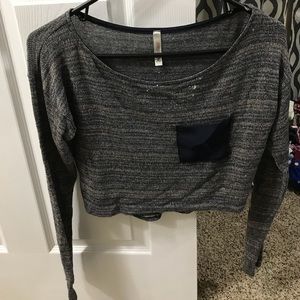 Crop sweater